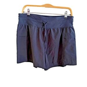 Calia by Carrie Underwood Womens Athletic Shorts Size Large Black Pockets Sporty